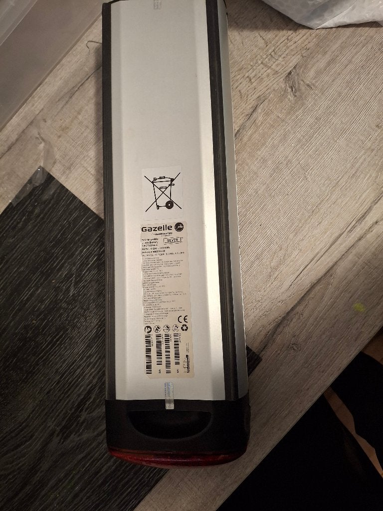fietsaccu gazelle, Fietsen en Brommers, Fietsaccessoires | Fietsaccu's, Ophalen of Verzenden, Gebruikt
