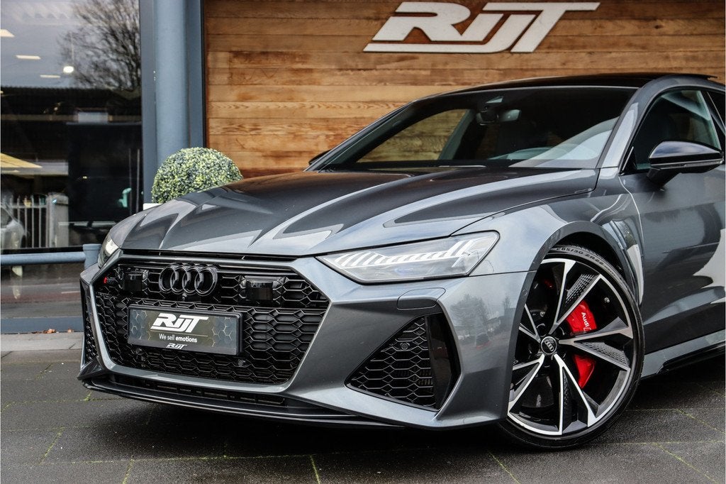 Audi RS7 4.0 V8 TFSI Quattro 600pk *OPF delete/Keramisch/HUD, Auto's, Audi, Automaat, Gebruikt, Bedrijf, Vierwielaandrijving