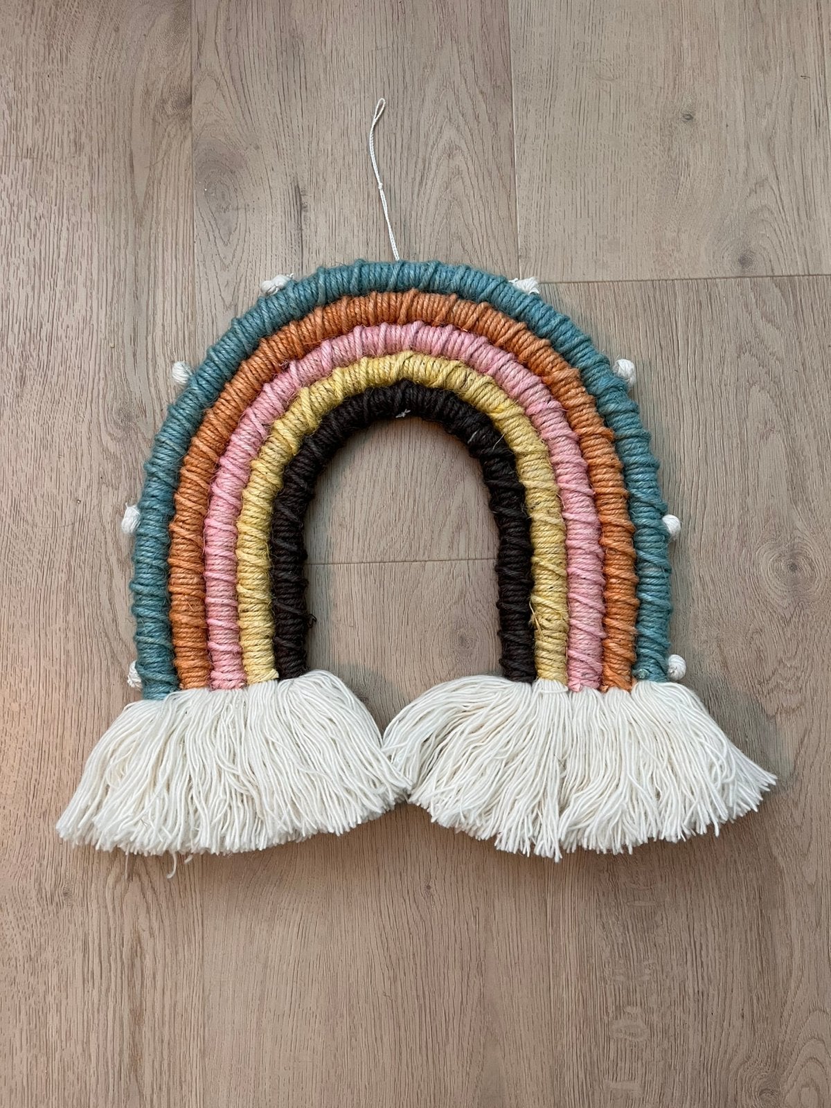 Macrame hanger regenboog kinderkamer, Huis en Inrichting, Ophalen of Verzenden, Zo goed als nieuw
