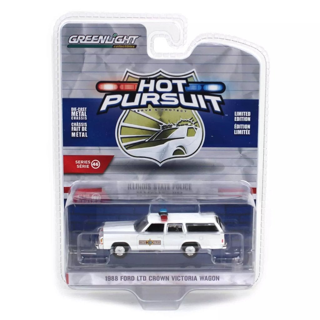 1988 Ford LTD Crown Victoria Wagon v Greenlight 1/64 police, Ophalen of Verzenden, Nieuw, Auto