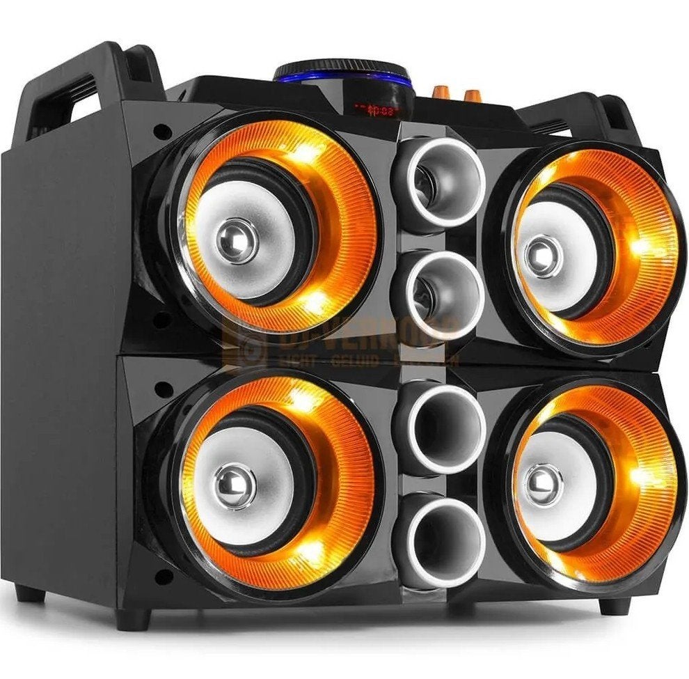 Fenton MDJ200 - Party Station 150W met accu en BT, Audio, Tv en Foto, Luidsprekers, Overige typen, Zo goed als nieuw, 120 watt of meer