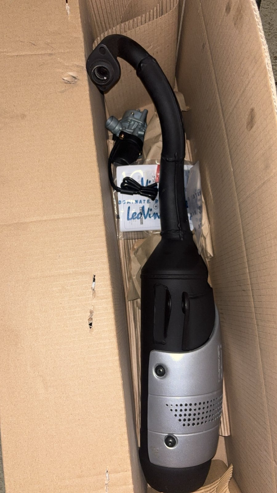 Nieuwe leovince touring, Ophalen of Verzenden, Zo goed als nieuw, Uitlaat, Piaggio