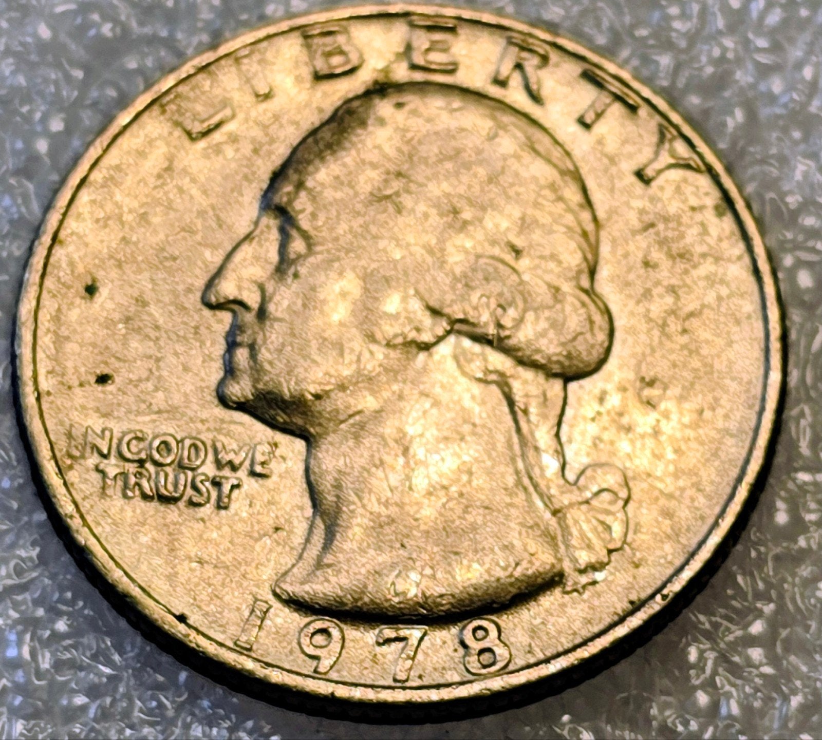 Amerikaanse Quarter Dollar munt 1978, Ophalen of Verzenden, Noord-Amerika, Losse munt