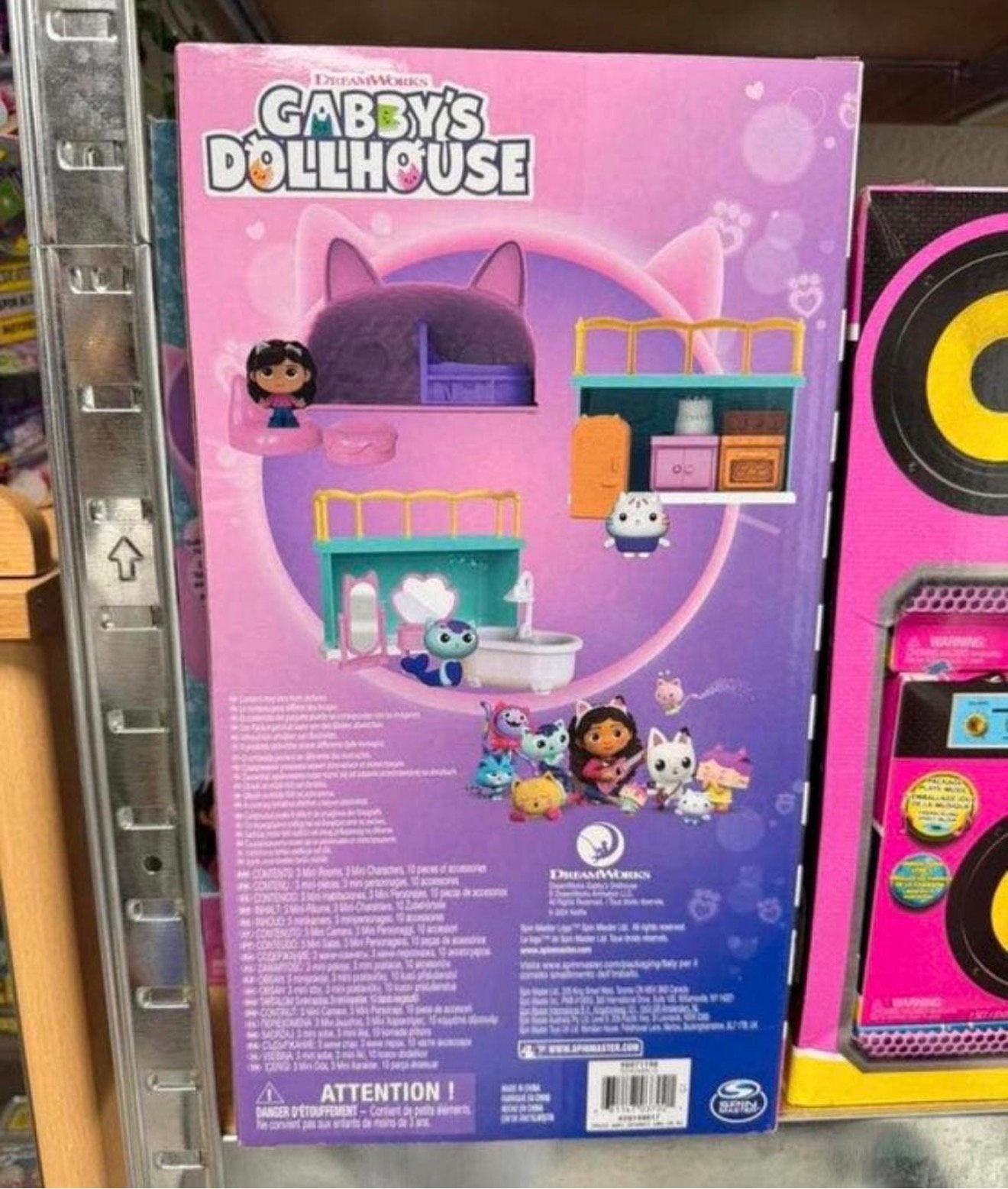Mini GABBY DOLLHOUSE 6071198 - Nieuw Gabby's poppenhuis set, Poppenhuis, Nieuw, Ophalen of Verzenden, H