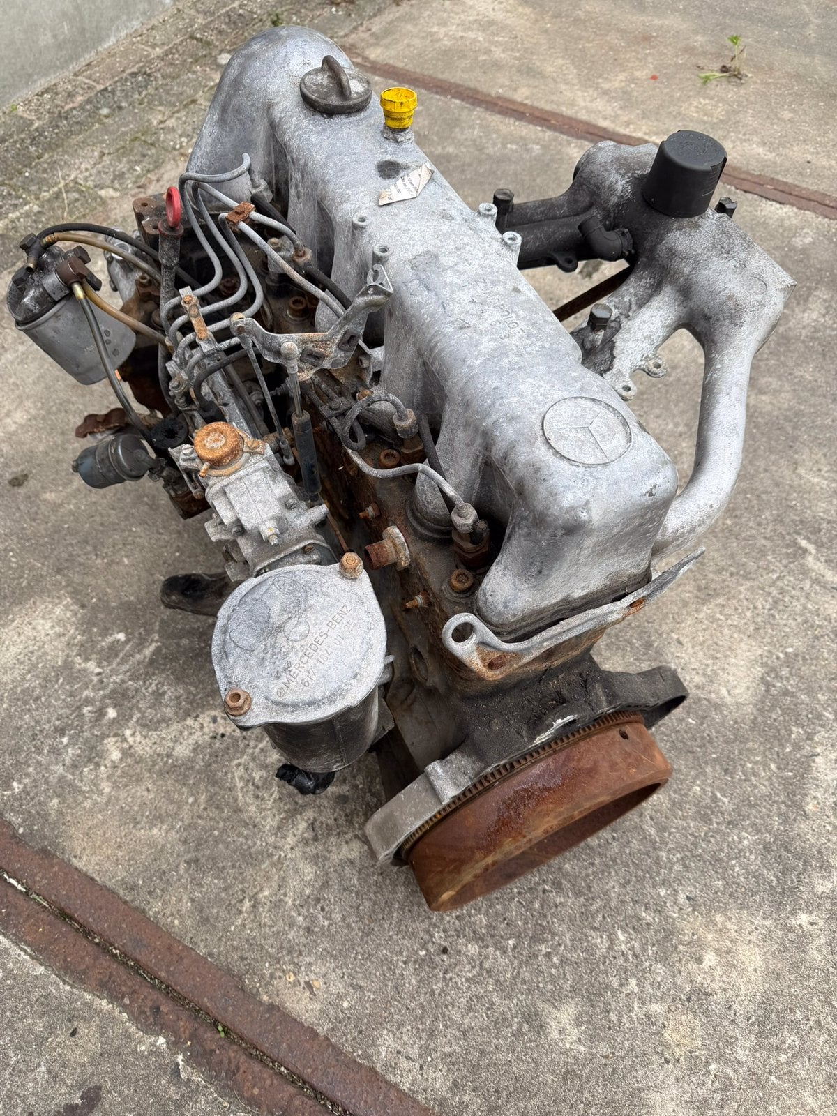 Mercedes diesel motor, Ophalen of Verzenden