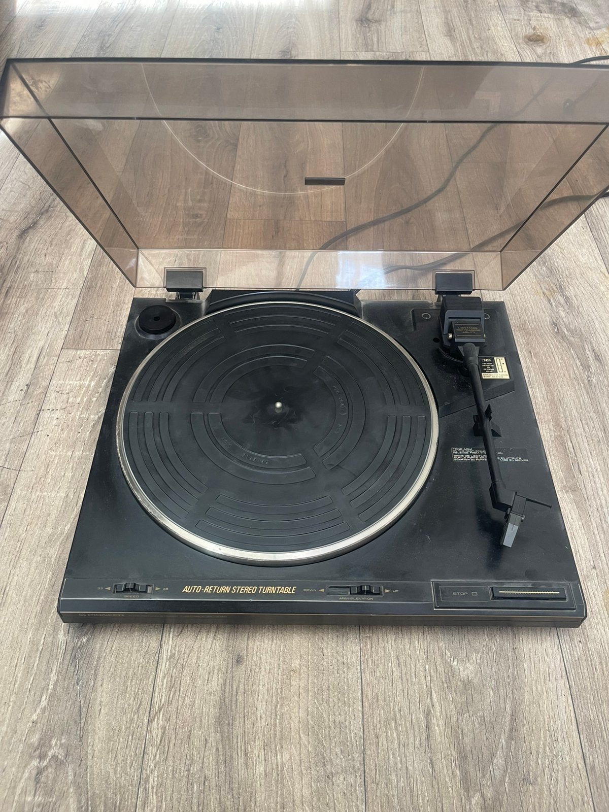 Vintage vinyl platenspeler pioneer PL-480 stereo japan, Audio, Tv en Foto, Platenspelers, Ophalen of Verzenden, Gebruikt, Platenspeler
