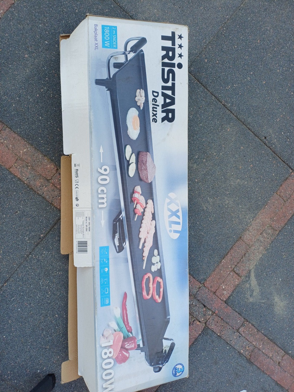 bakplaat  gril, Ophalen, 4 t/m 7 personen