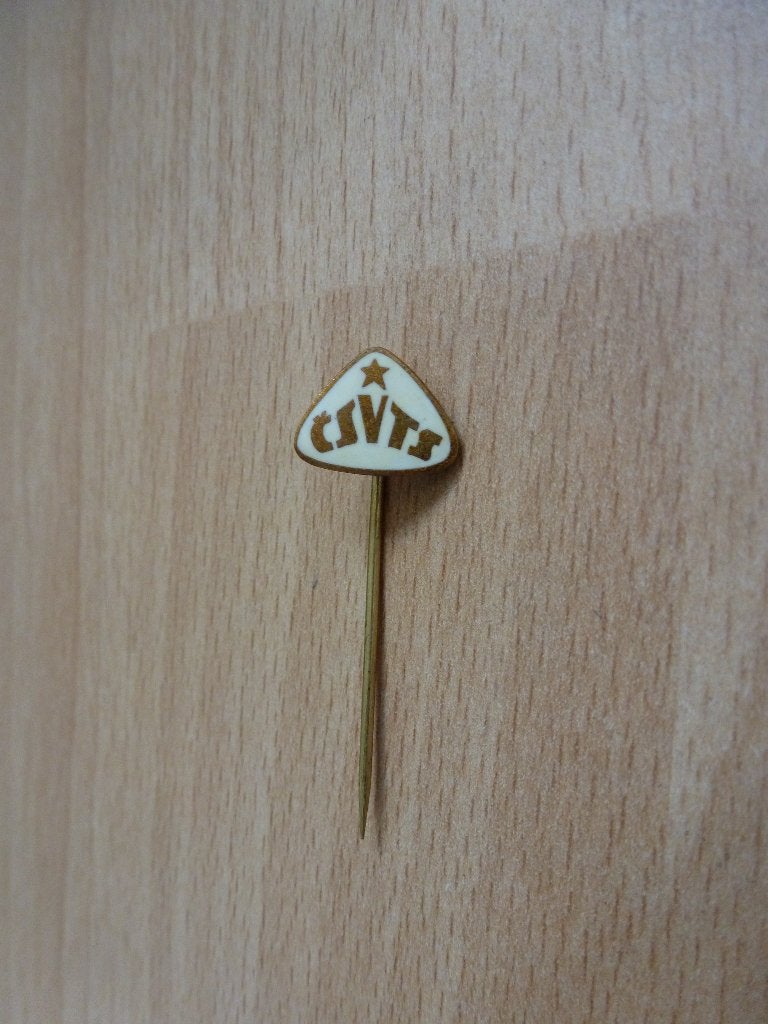 Oud speldje pin uit Tsjecho-Slowakije Tsjechoslowakije CSVTS, Verzamelen, Speldjes, Pins en Buttons, Ophalen of Verzenden, Gebruikt