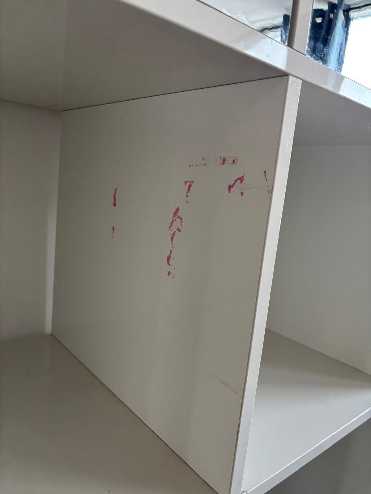 Ikea kast met spiegels en mandjes, Ophalen, Gebruikt