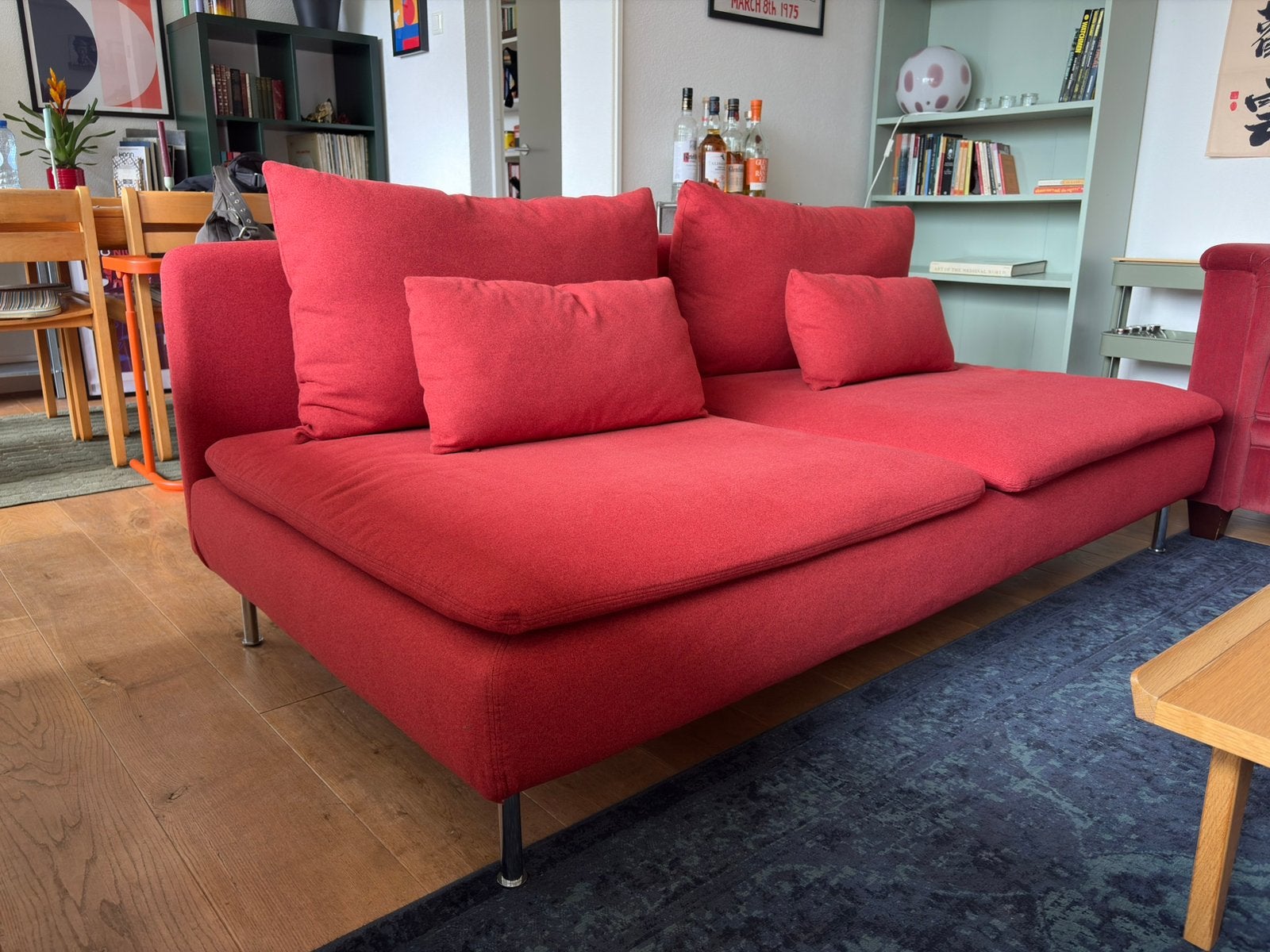 Söderhamn Red Sofa