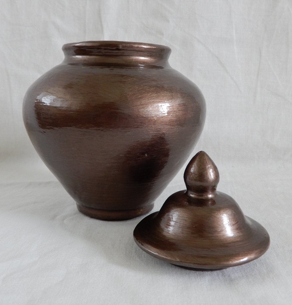 Urn Brons kleur ( Verdeel urn ), Ophalen of Verzenden, Nieuw, Steen/keramiek, Klassiek