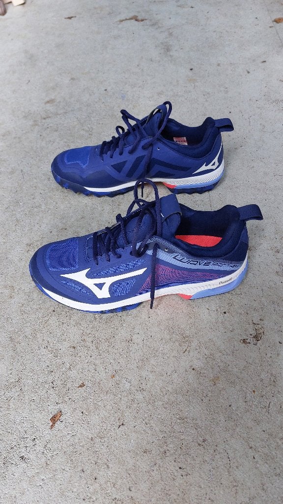 Mizuno Wave Panthera Blue/White 42 hockeyschoenen, Ophalen of Verzenden, Zo goed als nieuw, Schoenen