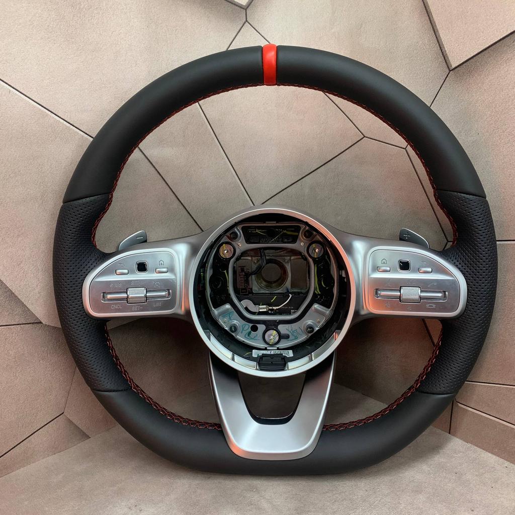 Stuur Stuurwiel Mercedes AMG NIEUW LEER, Mercedes-Benz, Nieuw, Ophalen of Verzenden