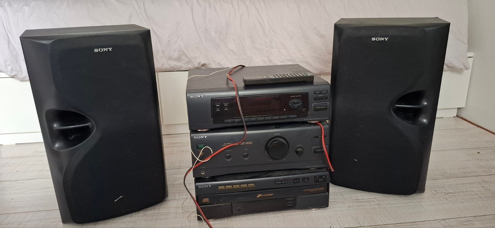 Sony LBT-N550 Hifi Set met 5 CD-wisselaar en Speakers, Audio, Tv en Foto, Ophalen of Verzenden