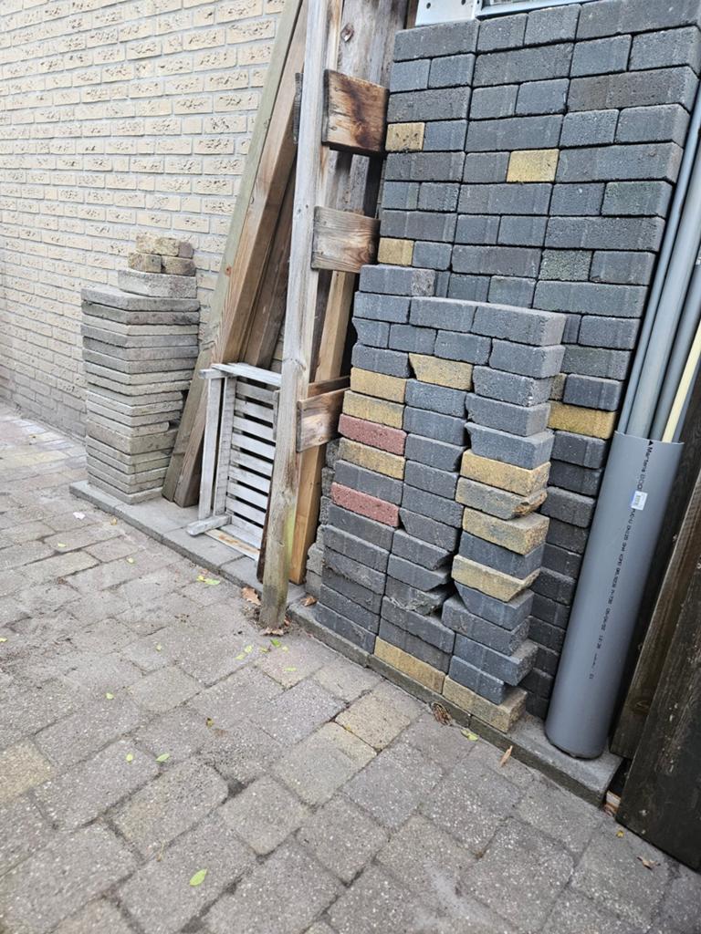 Gratis Straatklinkers en tegels, Ophalen, Gebruikt, Beton, Klinkers