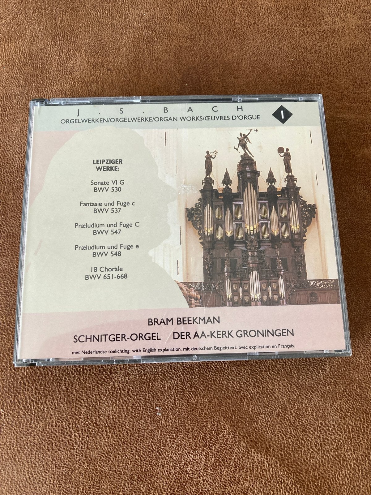 J.S. Bach Orgelwerken - Bram Beekman - Schnitger-Orgel, Gebruikt, Boxset, Overige typen, Ophalen of Verzenden