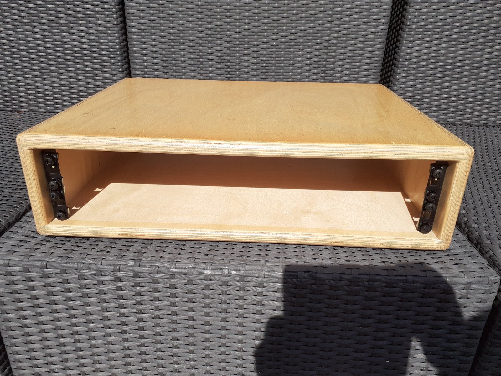 Meekel Cases 19" 2 HE Tunnel Case - Blank Gelakt, Muziek en Instrumenten, Ophalen of Verzenden, Gebruikt, Speaker of Versterker
