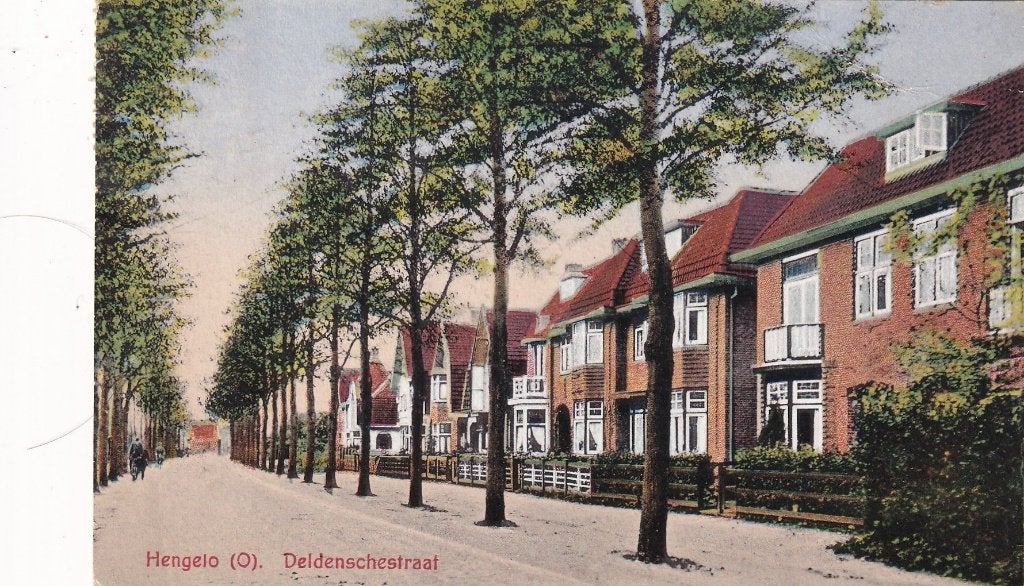 Hengelo, Delden,1945., Verzenden, 1940 tot 1960, Gelopen, Overijssel