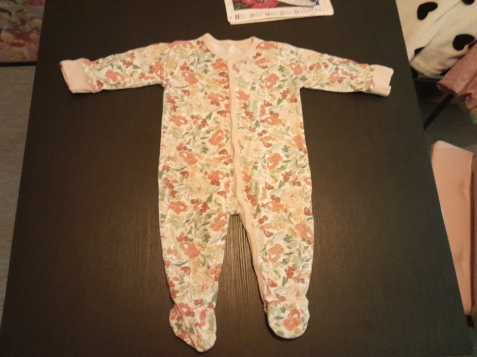 Schattig bloemenprint boxpakje maat 62, Meisje, Ophalen of Verzenden, Zo goed als nieuw, Pakje