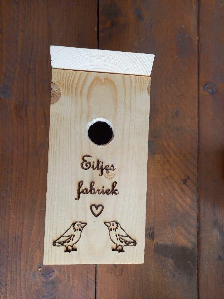 Handgemaakt Vogelhuisje / Nestkastje, Ophalen of Verzenden, Nieuw