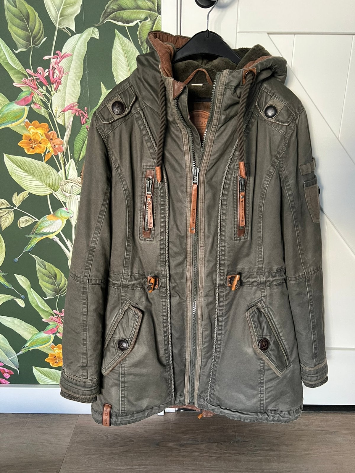 Naketano winterjas maat L, Ophalen of Verzenden, Zo goed als nieuw, Maat 42/44 (L), Groen