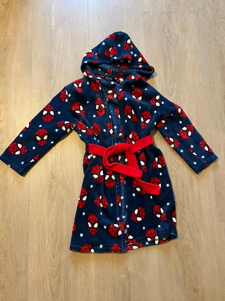 Badjas Spider-Man jongen maat 122 / 128, Kinderen en Baby's, Kinderkleding | Maat 122, Ophalen of Verzenden, Zo goed als nieuw