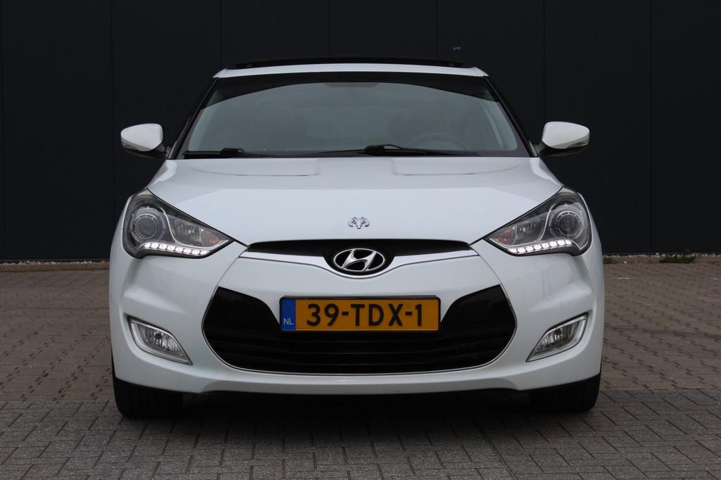 Hyundai Veloster 1.6 GDI i-Catcher | Pano | Stoelverwarming, Auto's, Hyundai, Voorwielaandrijving, Gebruikt, 4 cilinders, 4 stoelen