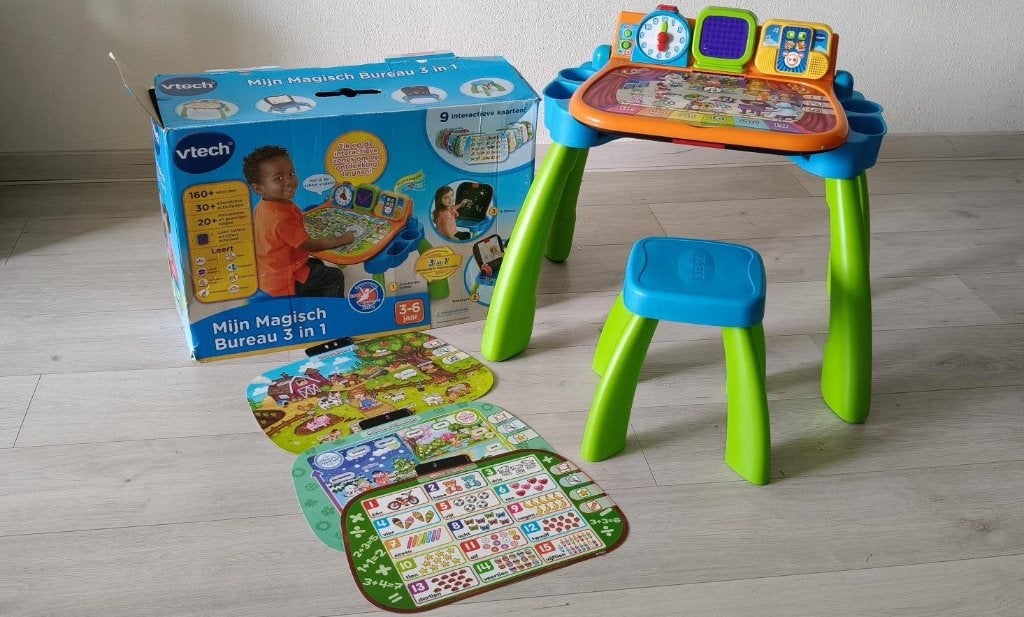 V-Tech speel- en leertafel voor kinderen van 3-6, Ophalen, Gebruikt, 2 tot 4 jaar