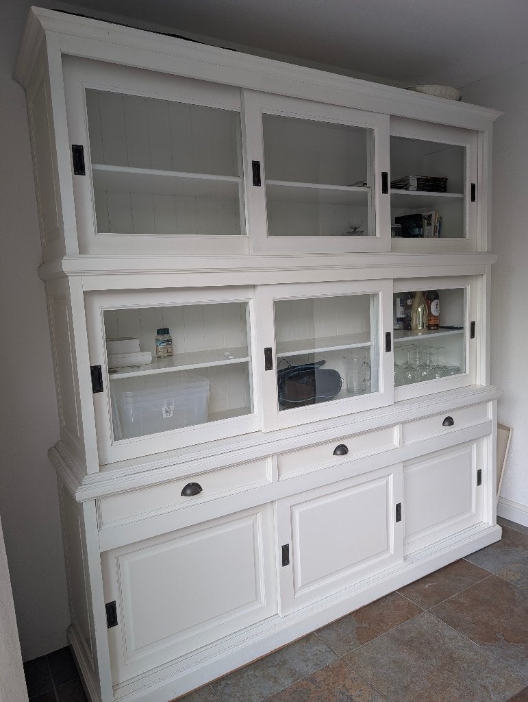 Grote buffetkast, Huis en Inrichting, Kasten | Buffetkasten, Gebruikt, 200 cm of meer, 200 cm of meer, 50 tot 75 cm, Met lade(s)