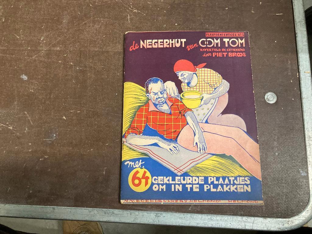 negerhut oom tom (1945) neger racisme piet broos, Ophalen of Verzenden, Gelezen, Piet Broos, Plaatjesalbum