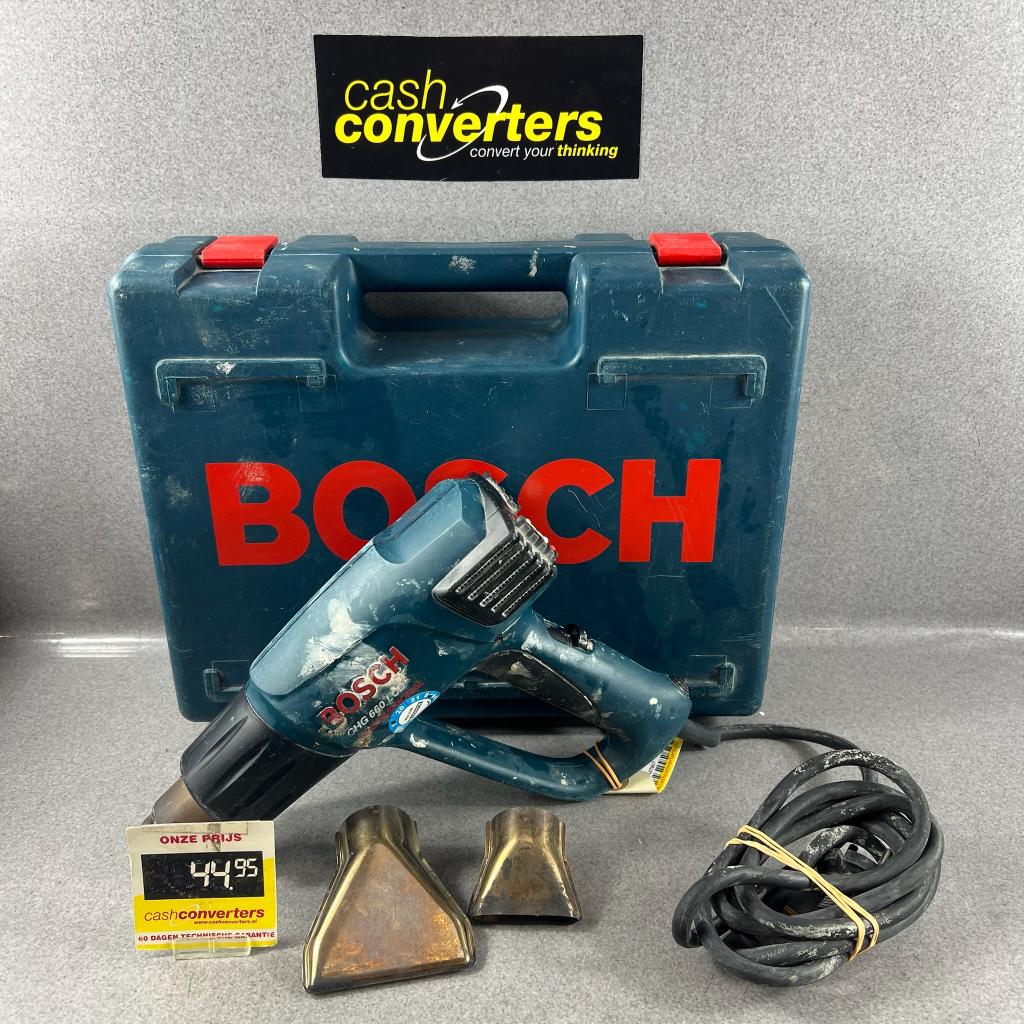 Bosch GHG 660 LCD Hete lucht pistool | in koffer | 407907, Ophalen of Verzenden, Gebruikt, Overige typen