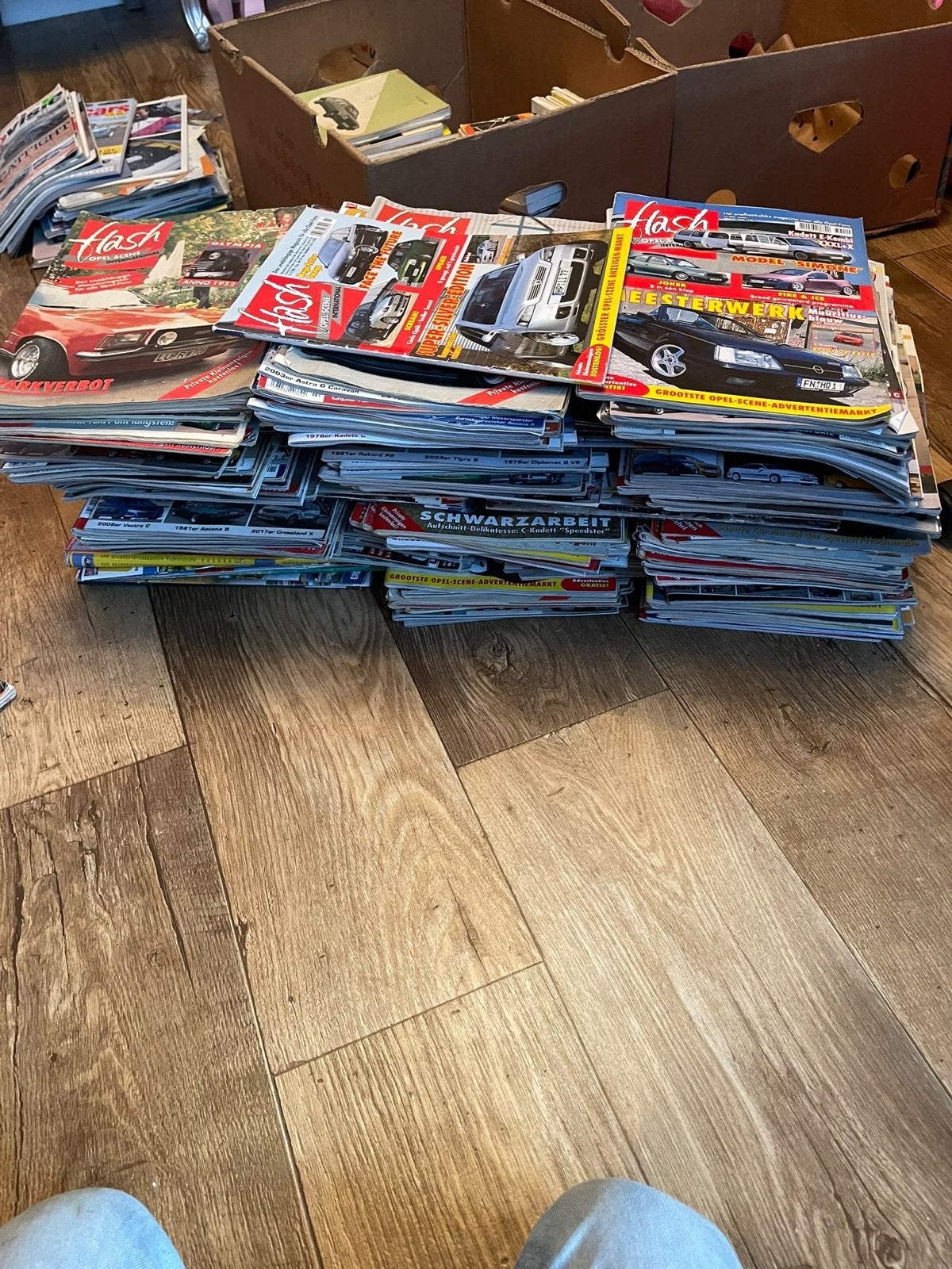 Grote collectie Flash en Opel tijdschriften (200+ stuks), Boeken, Ophalen, Gelezen, Opel