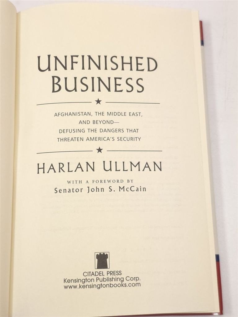 Unfinished Business — Afghanistan, Midden-Oosten, VS, Ophalen of Verzenden, Zo goed als nieuw, Azië