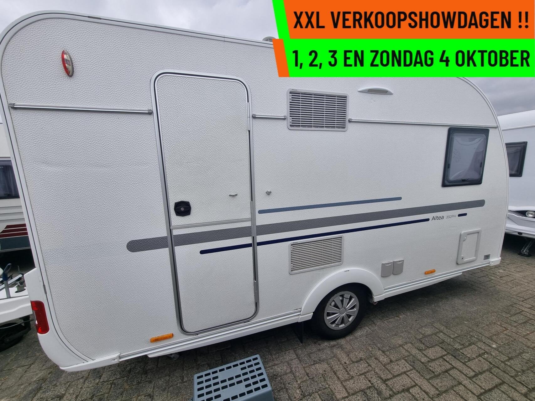 Adria ALTEA - XXL VERKOOPSHOW 1,2,3 & 4 OKT. 10-17 UUR, Caravans en Kamperen, Hordeur, Bedrijf, Adria, 6 tot 7 meter