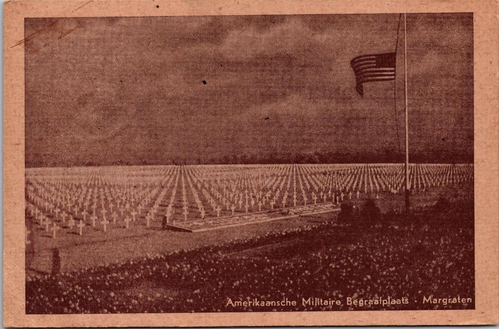 Margraten - Amerikaansche Militaire Begraafplaats (1946), Verzenden, 1940 tot 1960, Gelopen, Limburg
