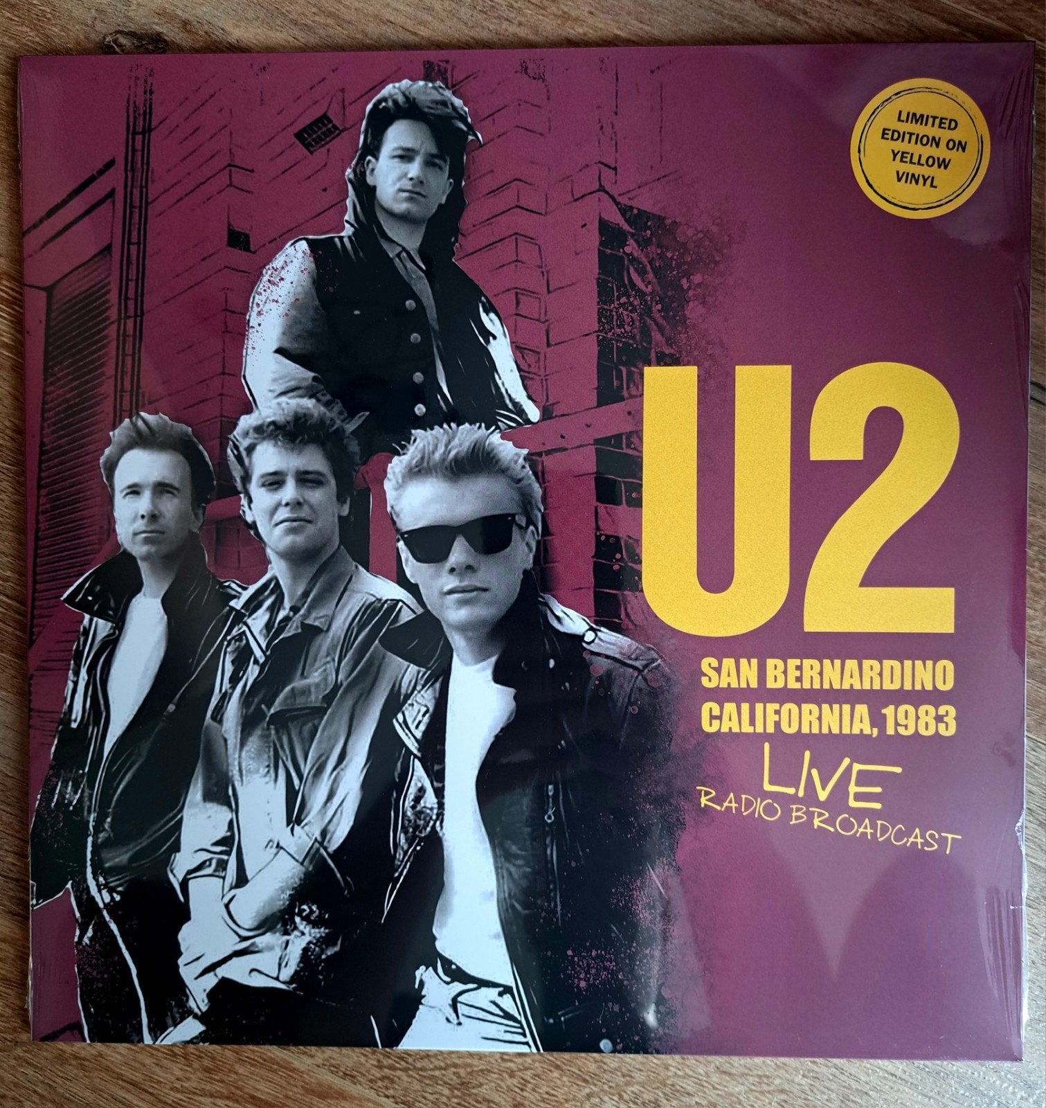 U2 - San Bernardino California, 1983 Live Radio Broadcast LP, LP, Colored vinyl, Ophalen of Verzenden, 12 inch