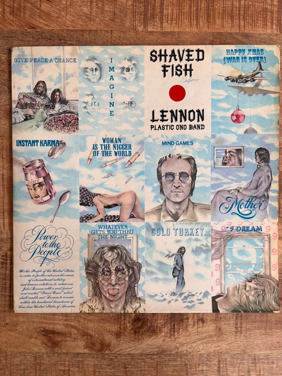 John Lennon - Shaved Fish LP (Pop, Rock), LP, Gebruikt, Complilatie, 12 inch