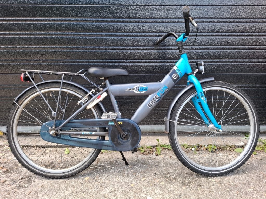 24 inch bike fune jongensfiets, Fietsen en Brommers, Fietsen | Jongens, Terugtraprem, 24 inch, Bike fun, Niet ingevuld