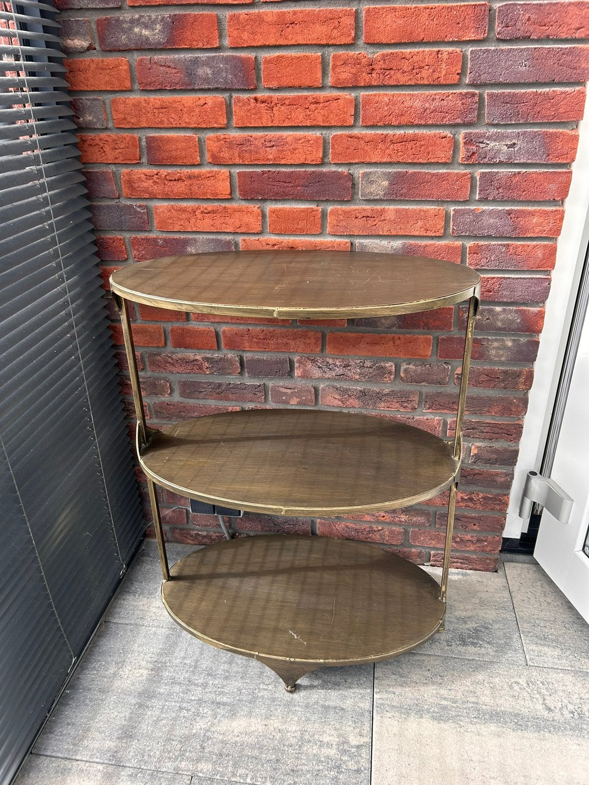 ovale sitetable messing brons, Ophalen