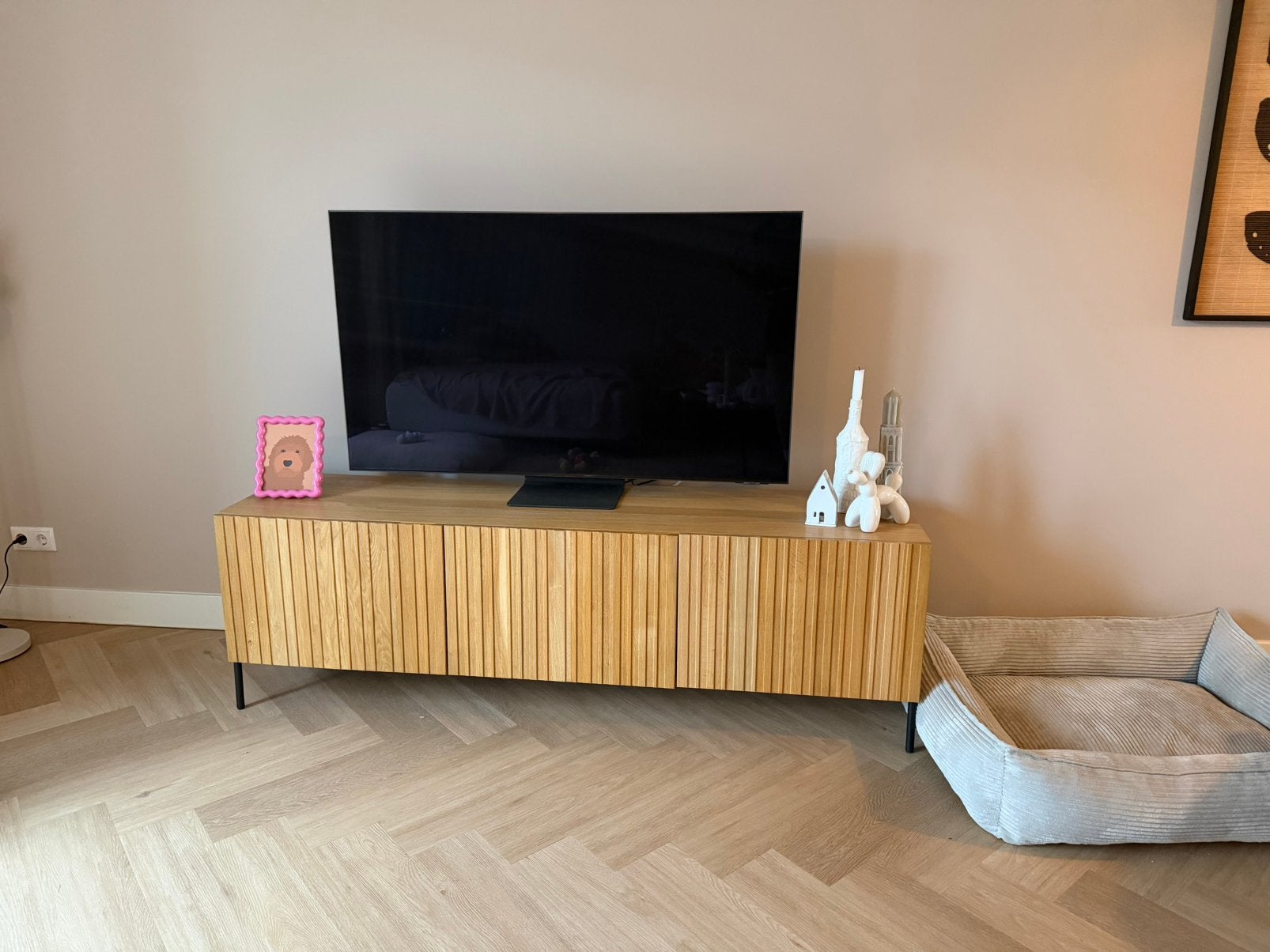 WOOOD exclusive Gravure Tv-meubel, Ophalen, 150 tot 200 cm, Zo goed als nieuw, Minder dan 100 cm