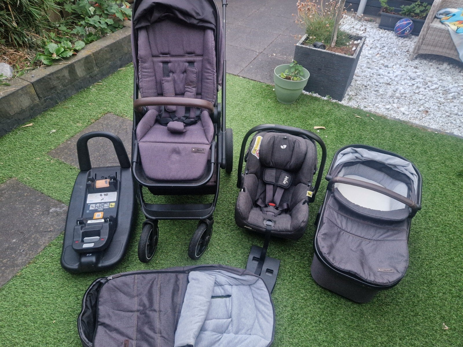 Joie i-Venture reiswieg, autostoel, kinderwagen en Isofix, Gebruikt, 0 t/m 18 kg, Ophalen, Overige merken