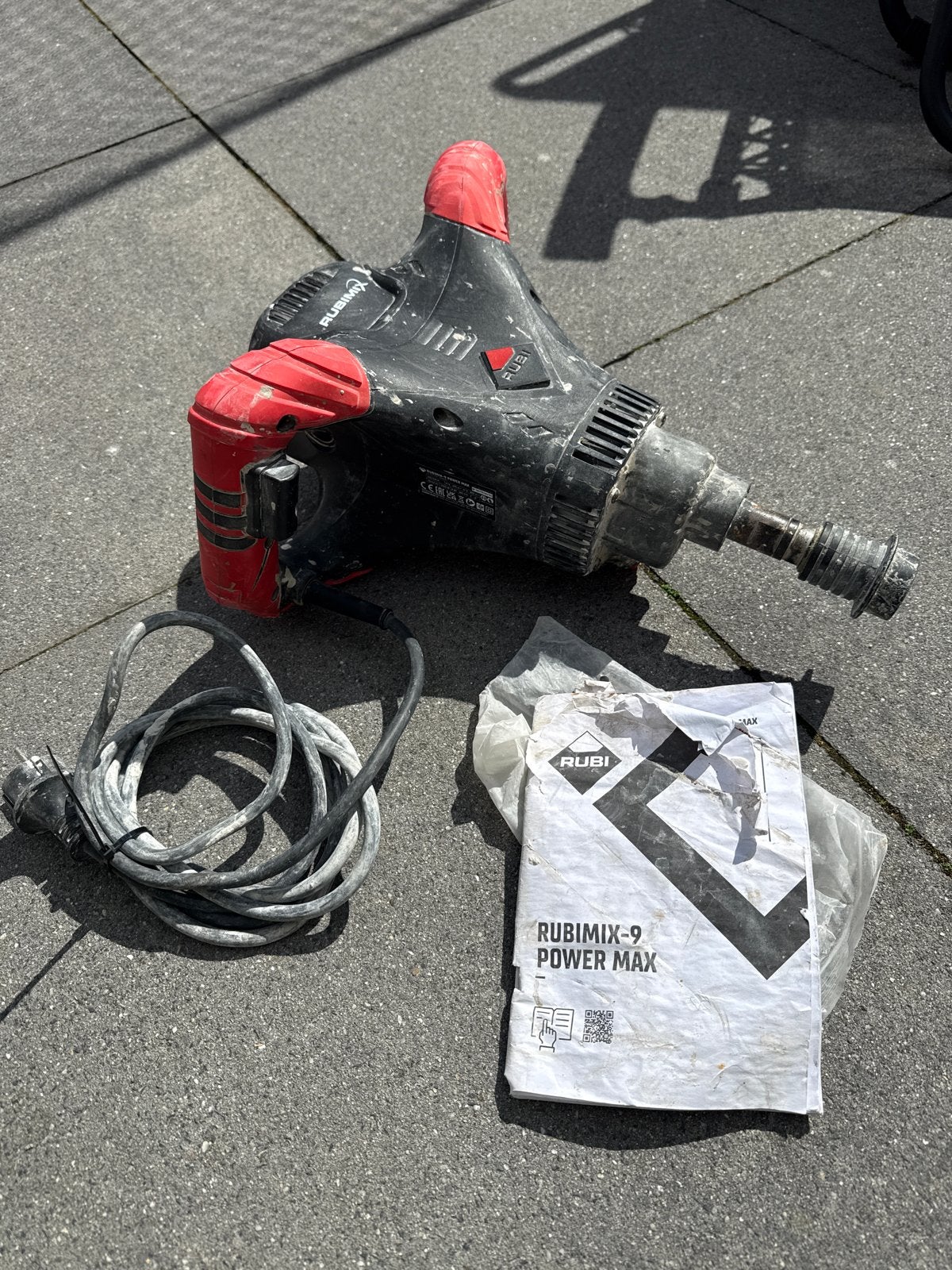 Rubimix-9 Power Max Boormachine - Gebruikt, Ophalen, Gebruikt, 600 watt of meer, Overige typen