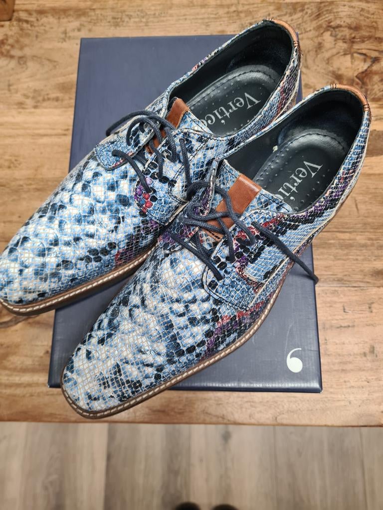 Vertice heren schoenen maat 43 - Slangenprint, Kleding | Heren, Schoenen, Ophalen of Verzenden, Bruin