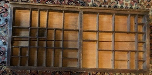 Antieke Tetterode letterbak, Ophalen of Verzenden