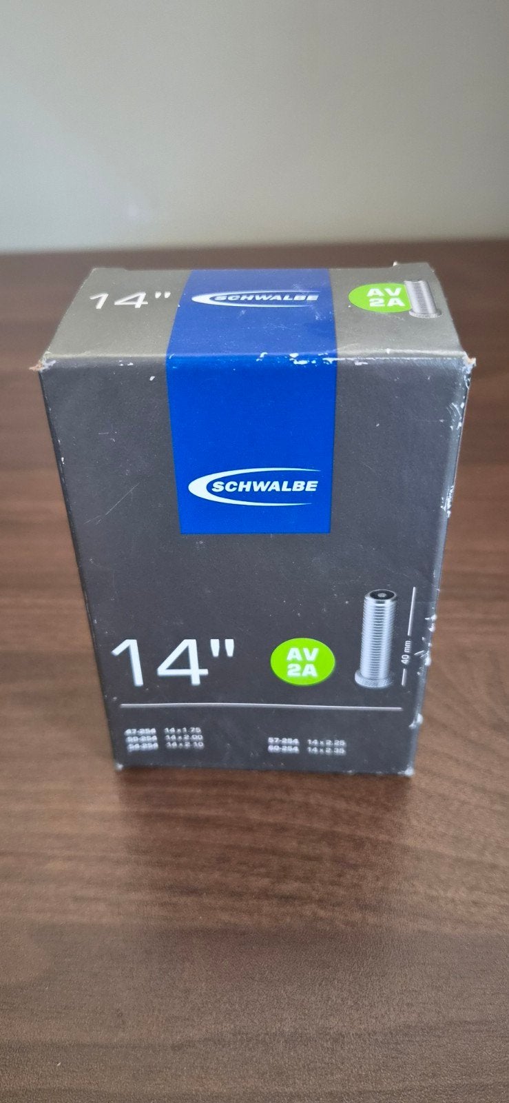 Schwalbe 14 inch binnenband AV2A - Nieuw, Band, Schwalbe, Kinderfiets, Nieuw
