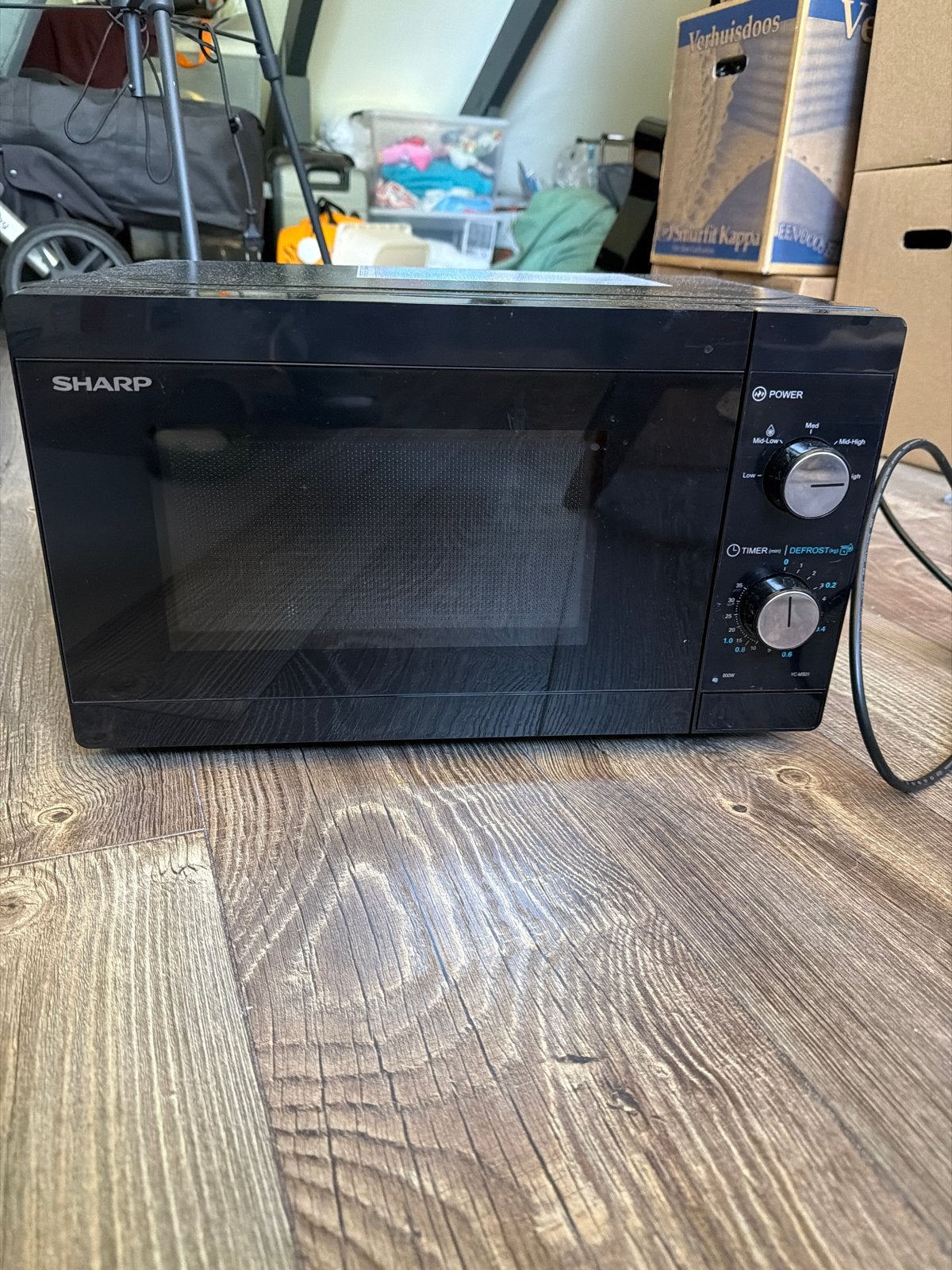 Prima werkende Sharp magnetron, Ophalen, Gebruikt, Magnetron, Draaiplateau