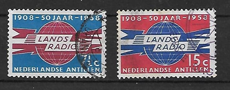 Nederlandse Antillen 291, 292, Ophalen of Verzenden, Gestempeld