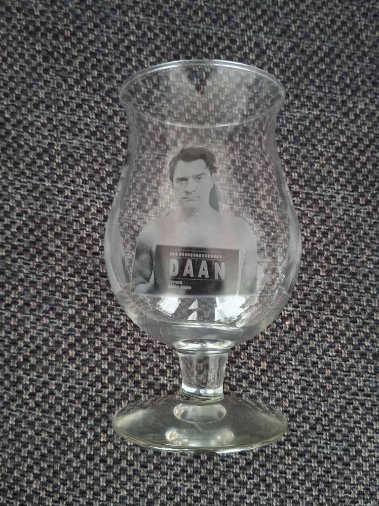 Duvel Daan Bierglas - Uniek verzamelobject, Ophalen of Verzenden, Nieuw, Glas of Glazen, Duvel