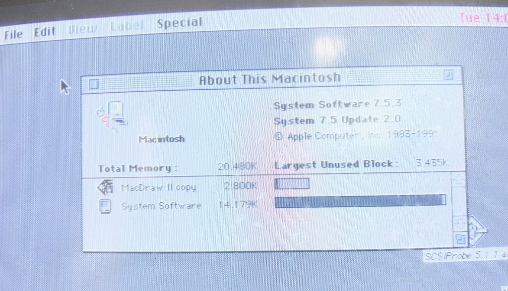 vintage computer Macintosh Quadra 700, Ophalen, Apple Macintosh