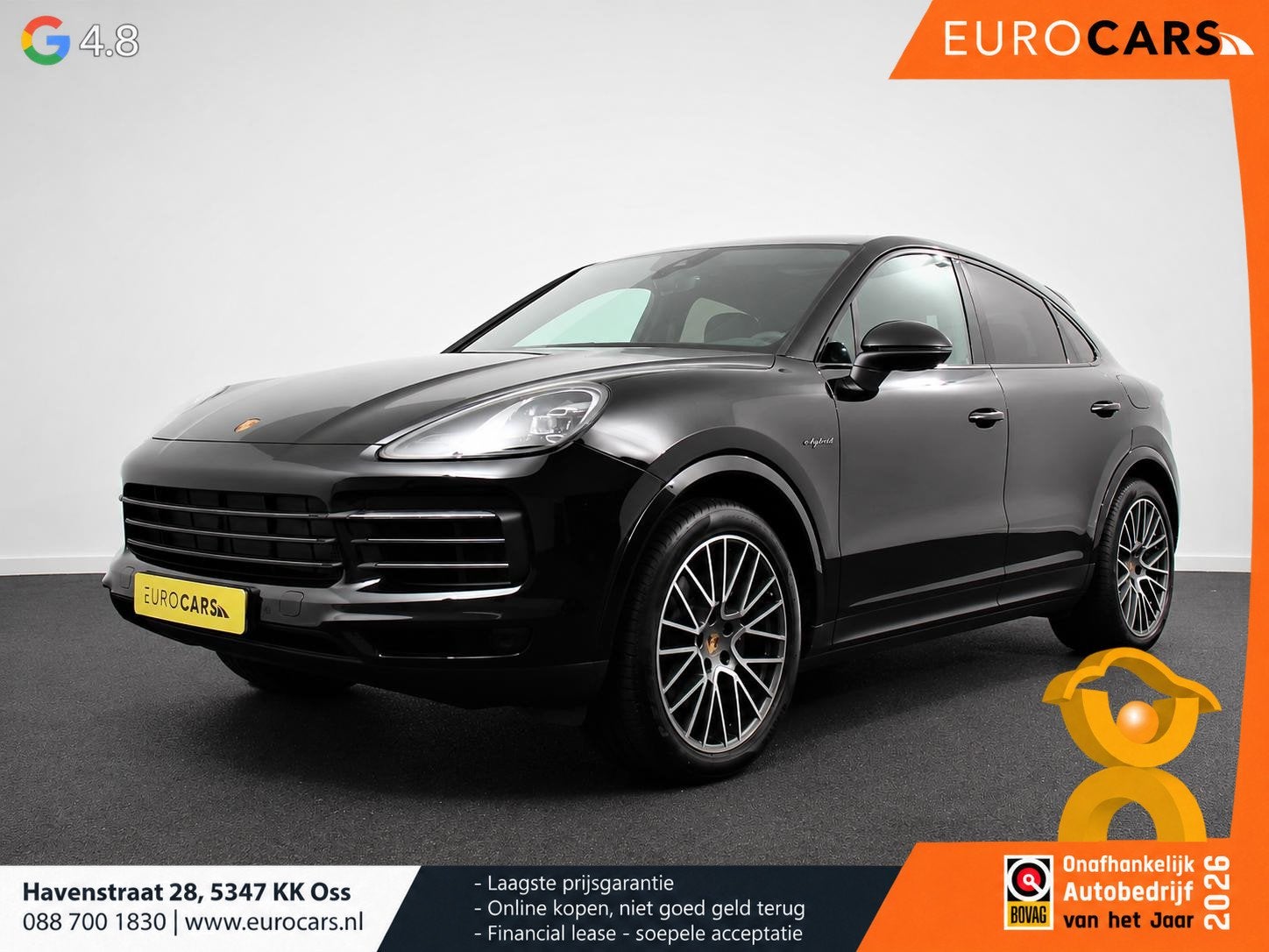 Porsche Cayenne Coupé 3.0 E-Hybrid 462pk Platinum Edition D, Auto's, Automaat, Cayenne, 14 kWh, Gebruikt
